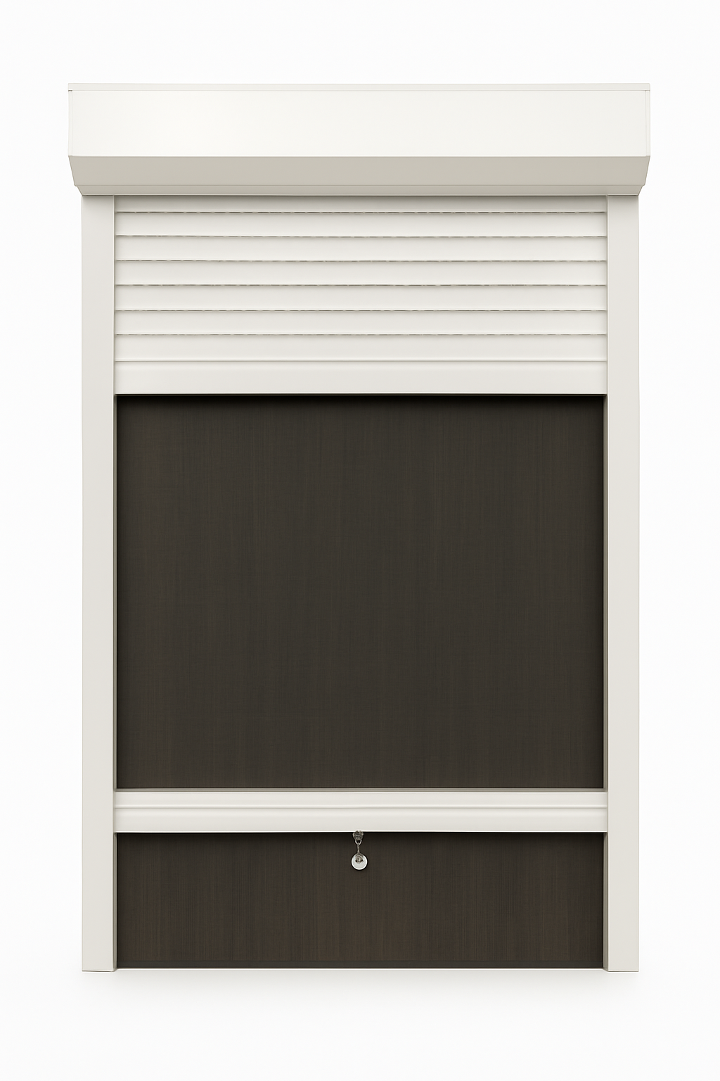 Külső tokos műanyag kombi redőny fehér